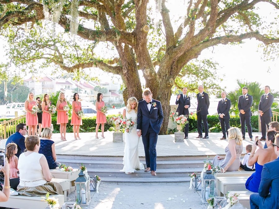 Liberty Oak wedding ceremony